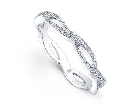 Bezel Diamond "Bubble" Ring in 18K Yellow Gold