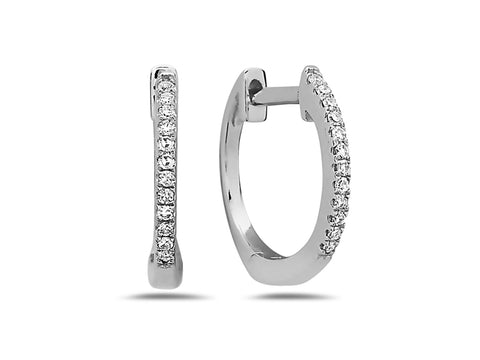 Upside Down (Inverted) Diamond Drop Earrings