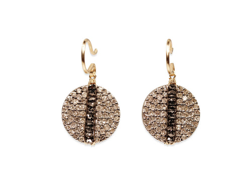 Upside Down (Inverted) Diamond Drop Earrings