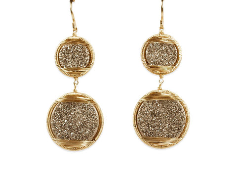 Upside Down (Inverted) Diamond Drop Earrings