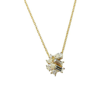 Upside Down (Inverted) Diamond Drop Earrings