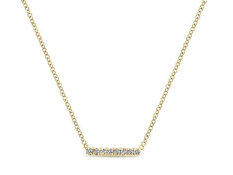 Pavé Rustic Gray Diamond Rectangle Pendant Necklace