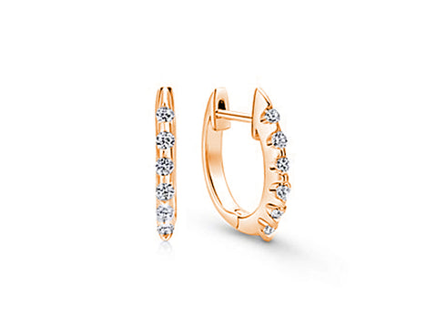 Upside Down (Inverted) Diamond Drop Earrings