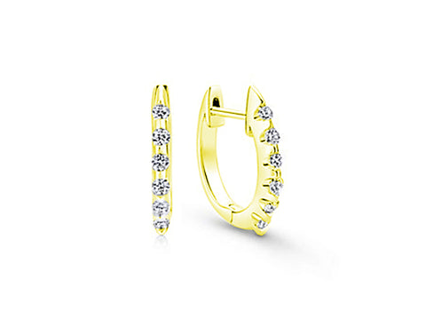 Upside Down (Inverted) Diamond Drop Earrings