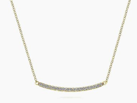 Pavé Rustic Gray Diamond Rectangle Pendant Necklace