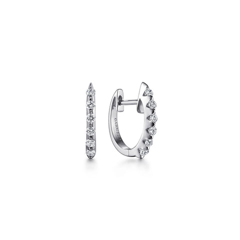 Upside Down (Inverted) Diamond Drop Earrings