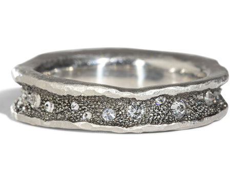 Gibeon Meteorite Men's Wedding Band