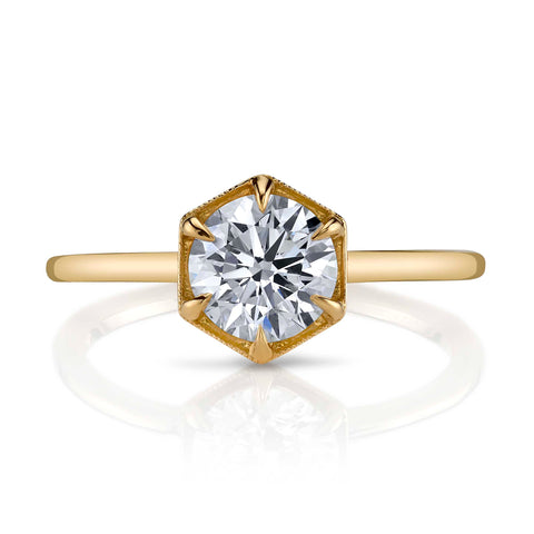 Pear Diamond Solitaire Engagement Ring