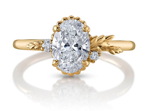 Pear Diamond Solitaire Engagement Ring