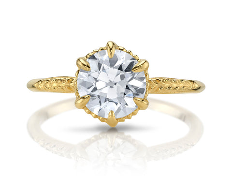 Pear Diamond Solitaire Engagement Ring