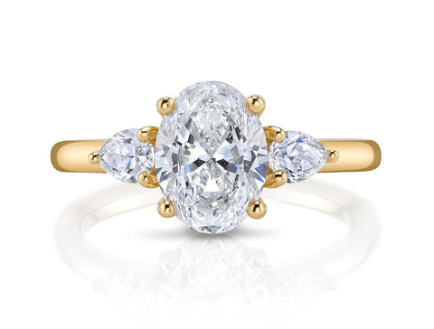 Pear Diamond Solitaire Engagement Ring