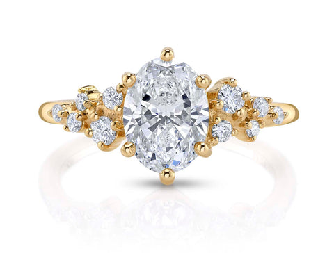 Pear Diamond Solitaire Engagement Ring