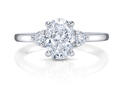 Pear Diamond Solitaire Engagement Ring