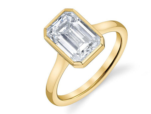 Pear Diamond Solitaire Engagement Ring