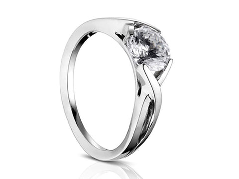 Vintage-Inspired Diamond "Gabby" Wedding Band