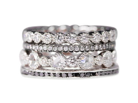 Diamond Cluster Channel  Ring