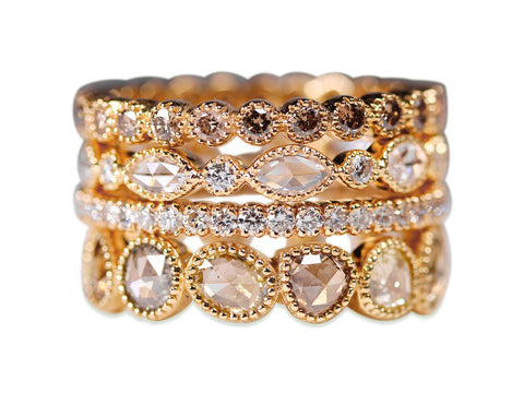 Diamond Cluster Channel  Ring