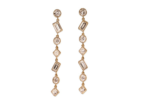 Upside Down (Inverted) Diamond Drop Earrings