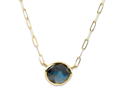 London Blue Topaz Pendant Necklace