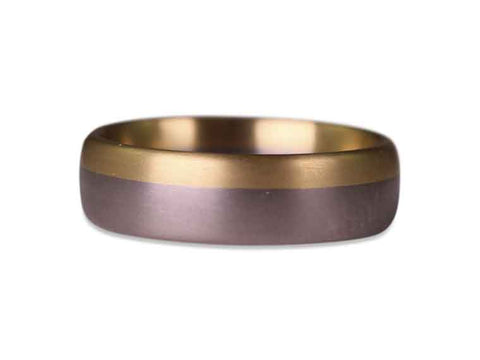 Gibeon Meteorite Men's Wedding Band