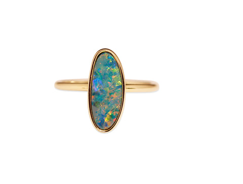 Diamond Cluster Channel  Ring