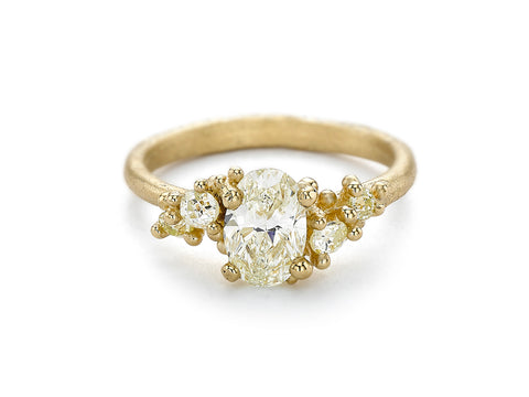 Diamond Cluster Channel  Ring