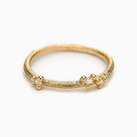 Diamond Cluster Channel  Ring