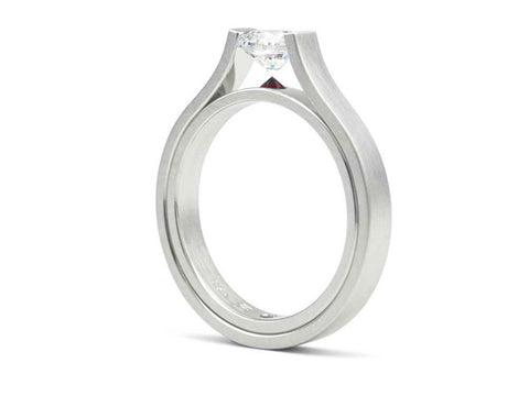 Pear Diamond Solitaire Engagement Ring