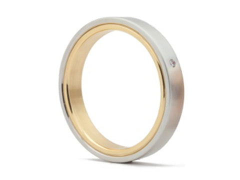 Gibeon Meteorite Men's Wedding Band