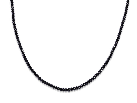 Pavé Rustic Gray Diamond Rectangle Pendant Necklace