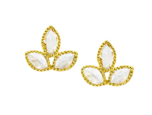 Lilah Rose Cut Diamond Stud Earrings