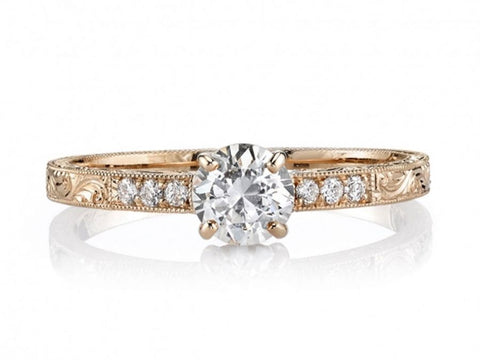 Pear Diamond Solitaire Engagement Ring
