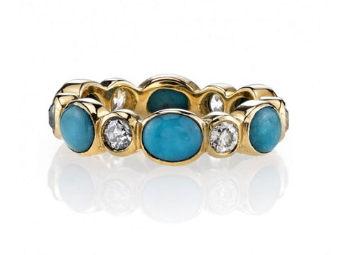 Vintage-Inspired Diamond "Gabby" Wedding Band