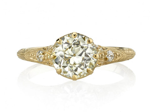 Pear Diamond Solitaire Engagement Ring