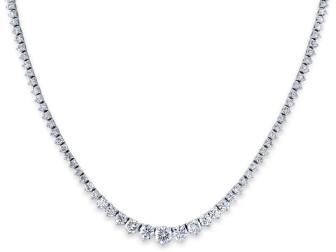 Pavé Rustic Gray Diamond Rectangle Pendant Necklace