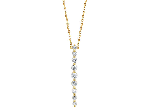 Upside Down (Inverted) Diamond Drop Earrings