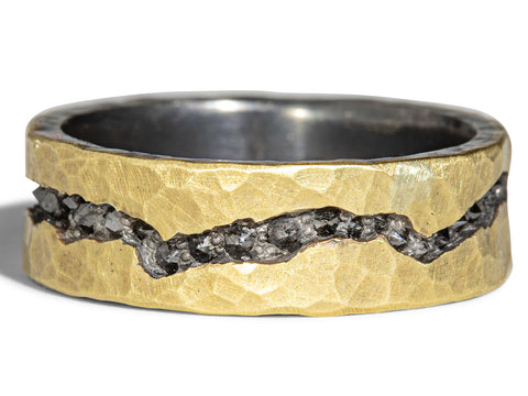 Gibeon Meteorite Men's Wedding Band