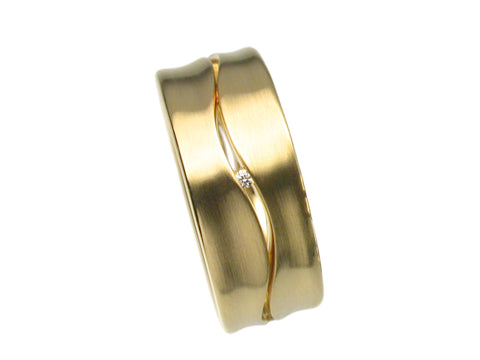 Gibeon Meteorite Men's Wedding Band