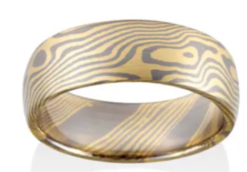 Gibeon Meteorite Men's Wedding Band