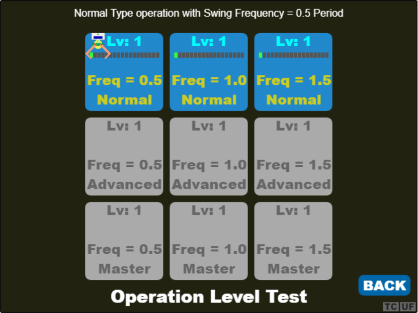 The screenshot of Operation Level Test of claw machine simulation game in Claw Man.