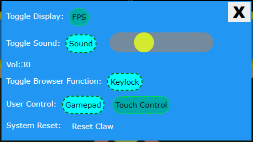 System config in Control Panel