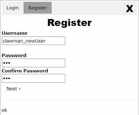 Clawman claw machine register user page 1