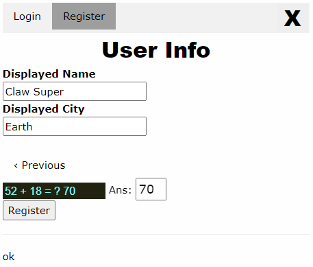 Clawman claw machine register user page 2